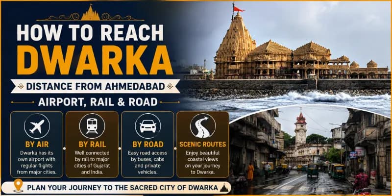 How to Reach Dwarka