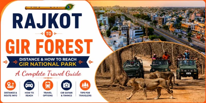 Rajkot to Gir Distance