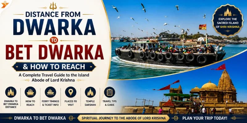 Distance from Dwarka to Bet Dwarka