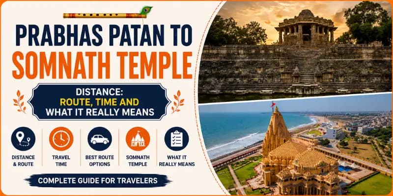 Prabhas Patan to Somnath Temple Distance