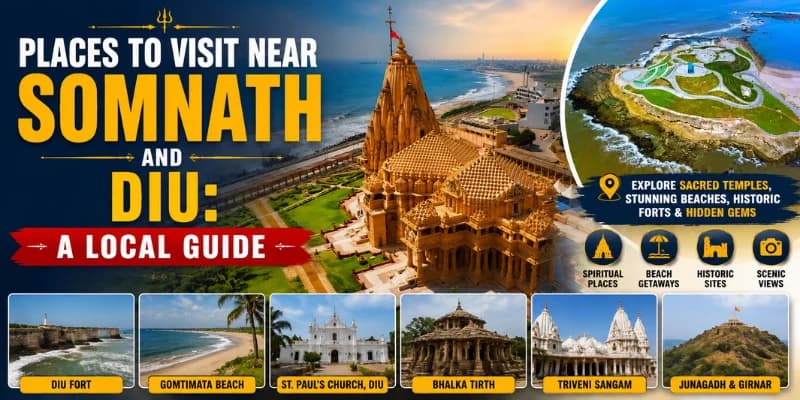 Places to Visit Near Somnath and Diu
