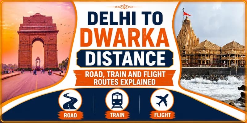 Delhi to Dwarka Distance