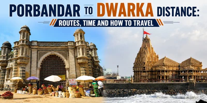 Porbandar to Dwarka Distance