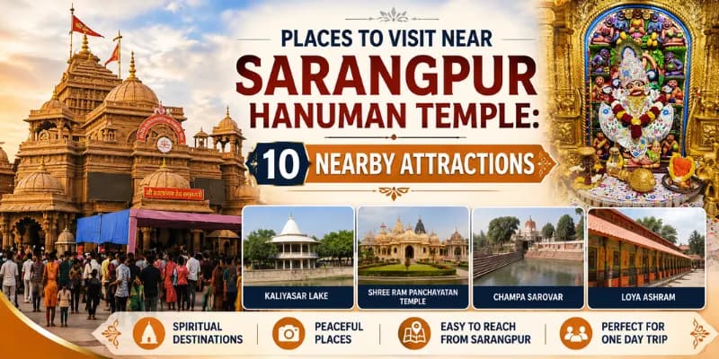 Places to Visit Near Sarangpur Hanuman Temple