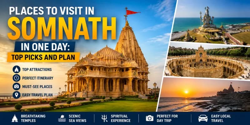 Places to Visit in Somnath in One Day
