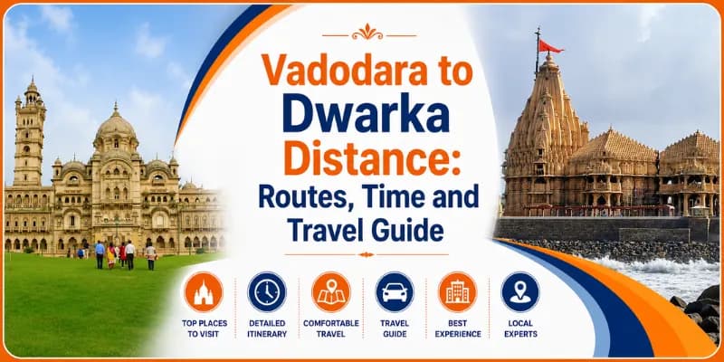 Vadodara to Dwarka Distance