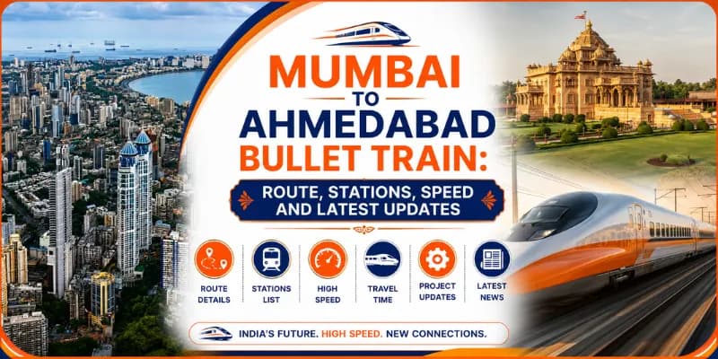 Mumbai to Ahmedabad Bullet Train