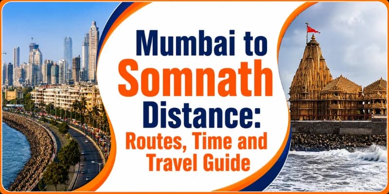 Mumbai to Somnath Distance