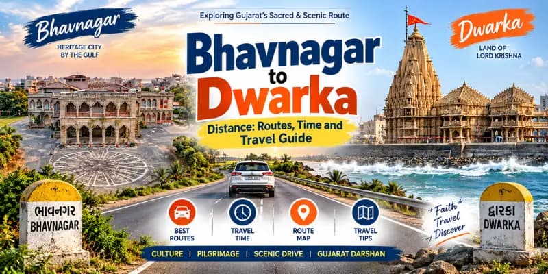 Bhavnagar to Dwarka Distance