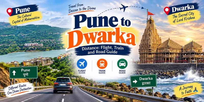 Pune to Dwarka Distance