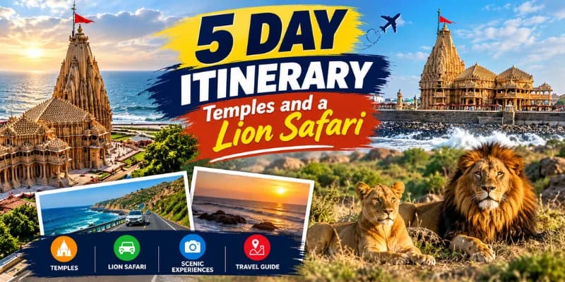 5 Day Dwarka Somnath Gir Itinerary