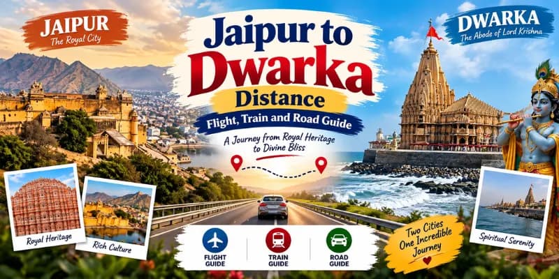 Jaipur to Dwarka Distance