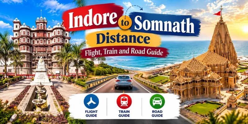 Indore to Somnath Distance
