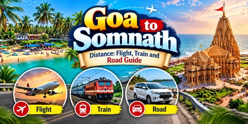 Goa to Somnath Distance