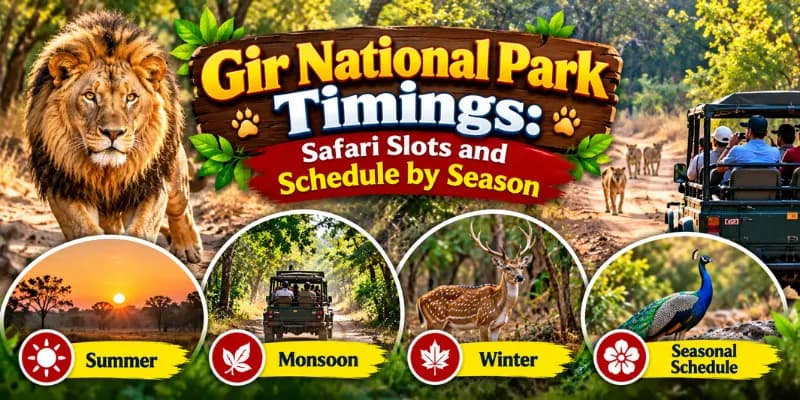 Gir National Park Timings
