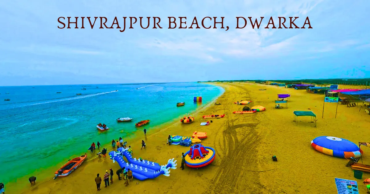 Dwarka to Shivrajpur Beach Distance