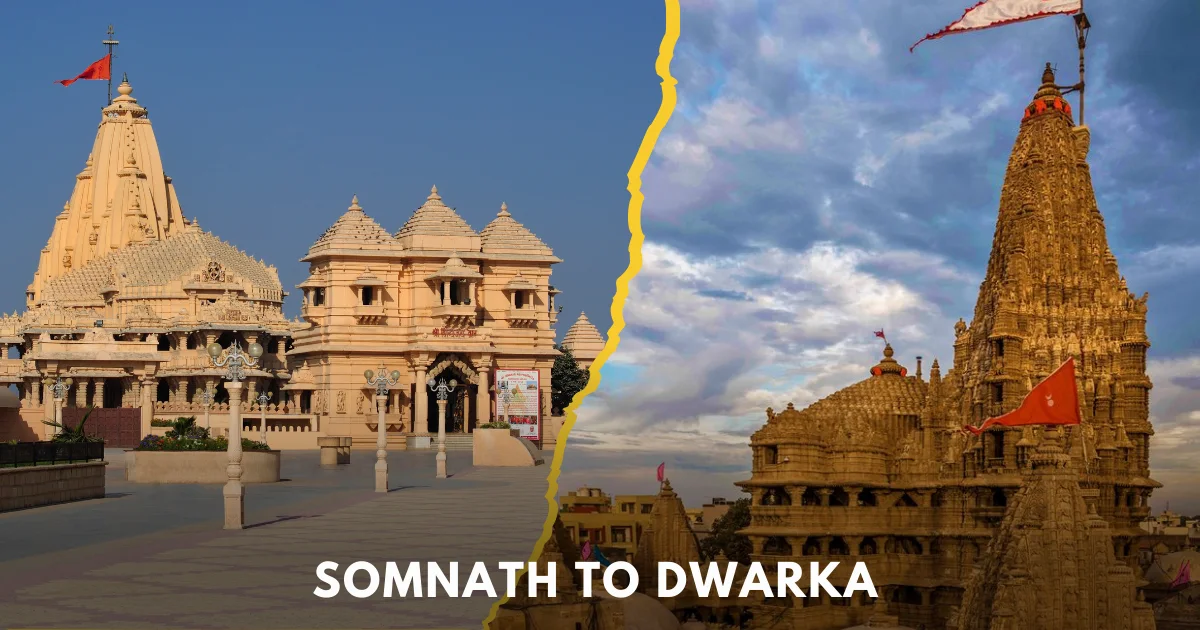 Somnath to Dwarka Distance